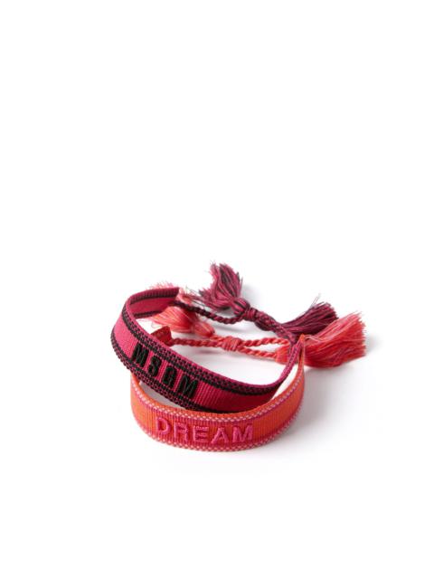 MSGM Embroidered cotton MSGM bracelets