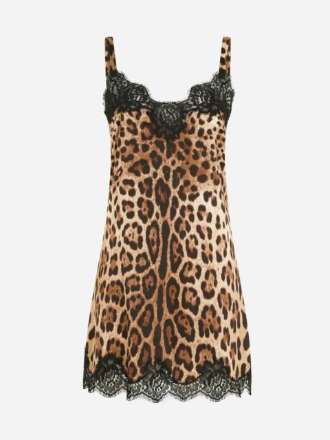Dolce & Gabbana Leopard-print cashmere sweater
