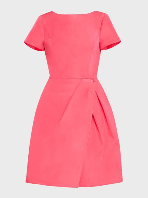 CAROLINA HERRERA Icon Bateau Neck Short-Sleeve Dress