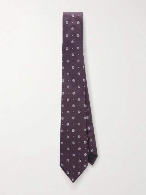 SAINT LAURENT 7cm Silk-Jacquard Tie