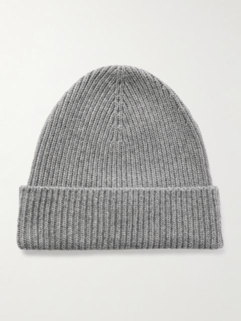 Johnstons of Elgin Ribbed Cashmere Beanie