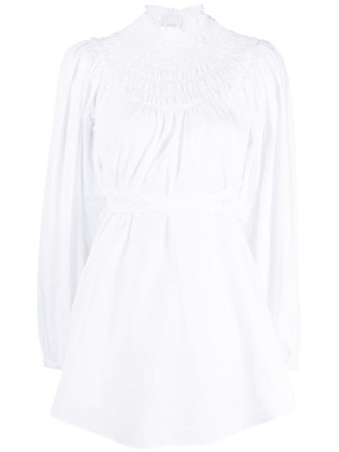 PATOU tie-waist organic cotton blouse