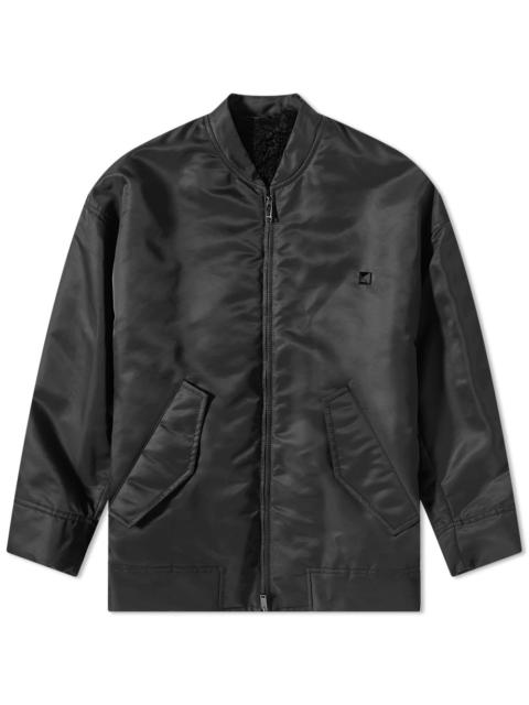 Valentino Valentino Nylon Shearling Lined Bomber Jacket