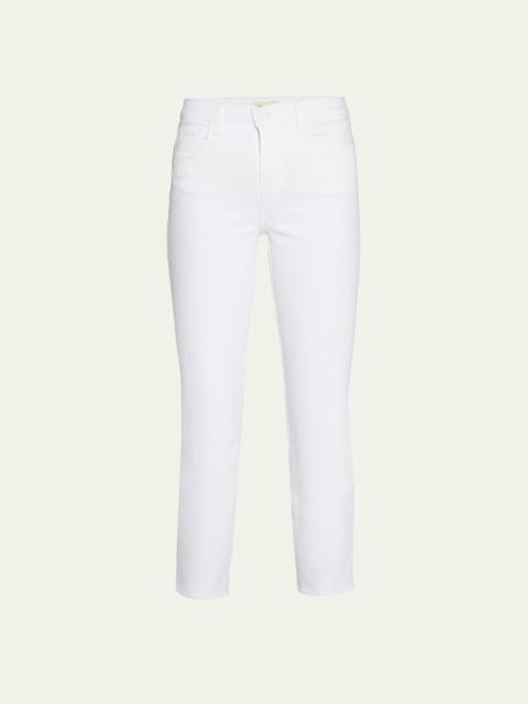 L'AGENCE Alexia Cropped Cigarette Jeans
