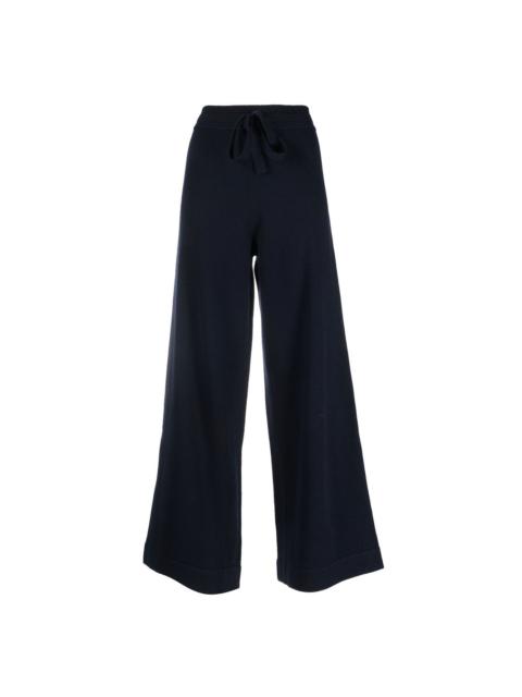 FrÃ©dÃ©rique flared knitted trousers