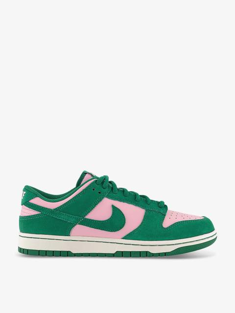 Dunk Low panelled leather low-top trainers