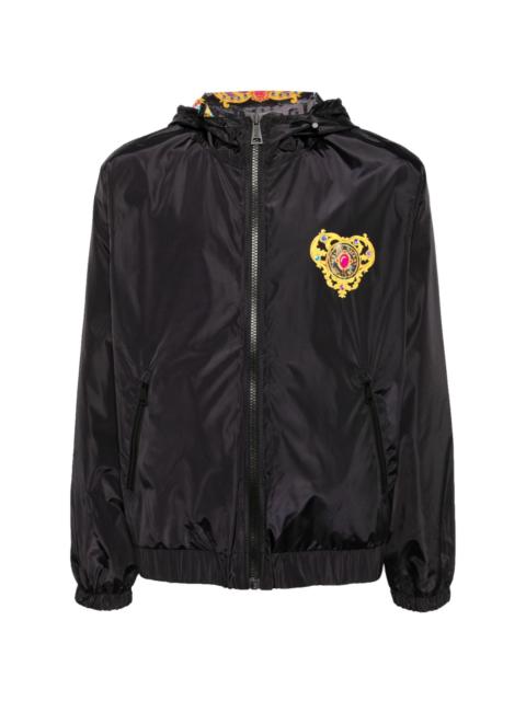 Heart Couture reversable windbreaker jacket