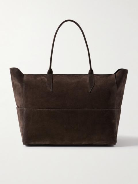 MÉTIER Incognito Small Paneled Suede Tote