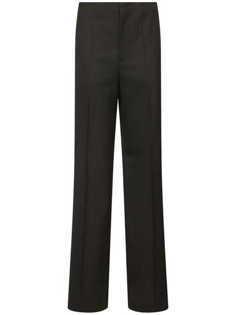 Tailored high rise straight pants