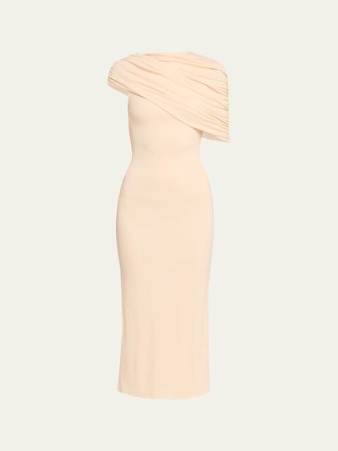 ESSE Studios Bonachi Cape Midi Dress