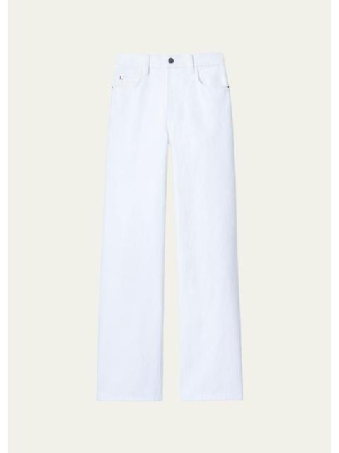Lafayette 148 New York Straight-Leg Cotton Denim Jeans