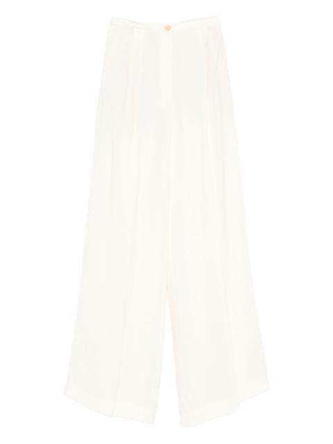 forte_forte pleated wide-leg trousers