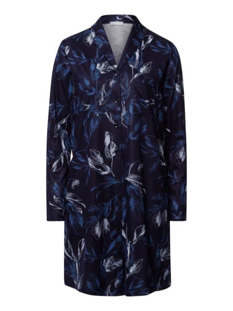 HANRO Loungy Nights Cotton Flannel Sleep Shirt