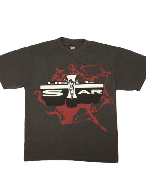 HELLSTAR Jesus Emblem Vintage Tee "Black" HSR039