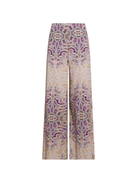 Pierre-Louis Mascia Adanastr mosaic high-waisted trousers