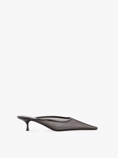 Victoria Beckham Sloan Mule 45 In Black Mesh