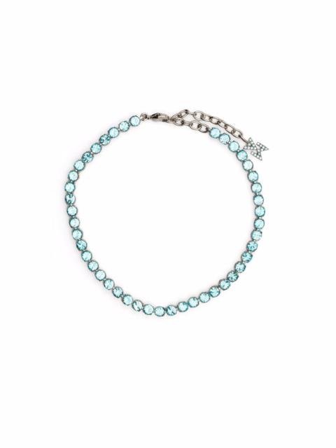 crystal-embellished tennis bracelet