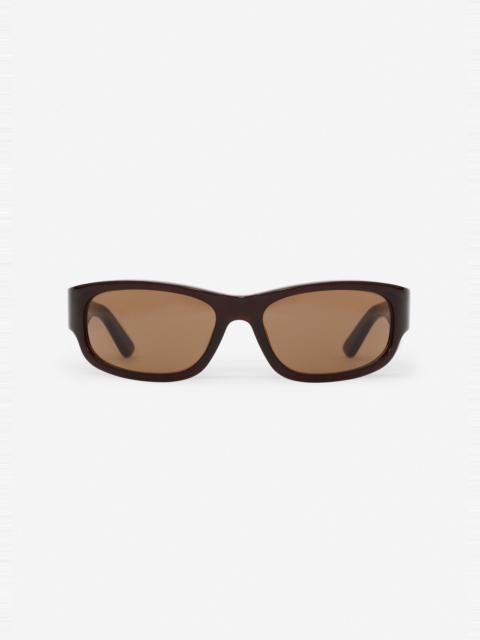MAGDA BUTRYM Rectangular sunglasses in milky brown