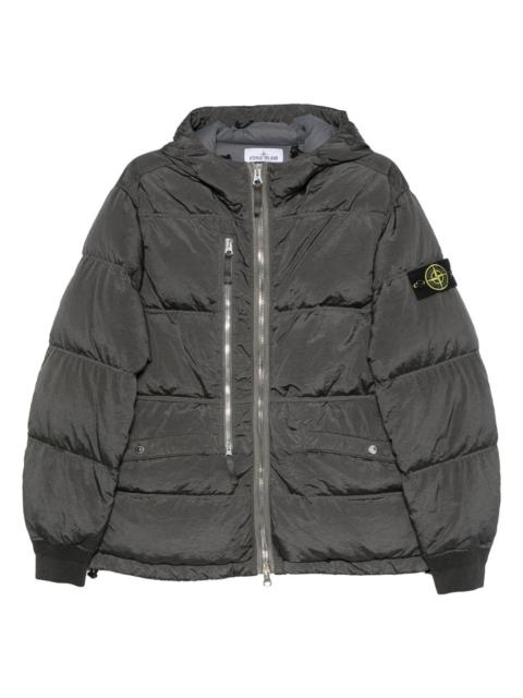 Stone Island logo-patch padded jacket
