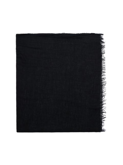 Rick Owens Black Hollywood Sandy Mega Scarf