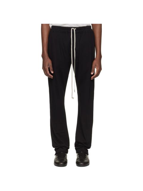Rick Owens DRKSHDW Black Temple Berlin Drawstring Sweatpants