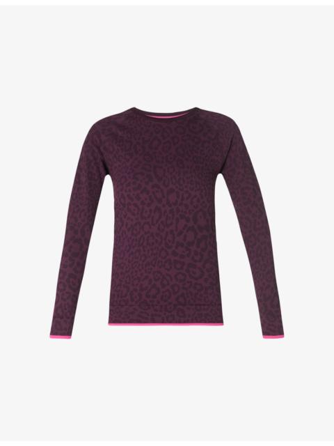 Sweaty Betty Animal Crew Neck Base Layer Ski Top