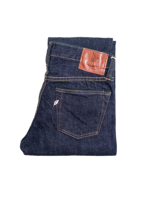 Pure Blue Japan XX-019 14oz Selvedge Denim Relaxed Tapered One Wash Indigo