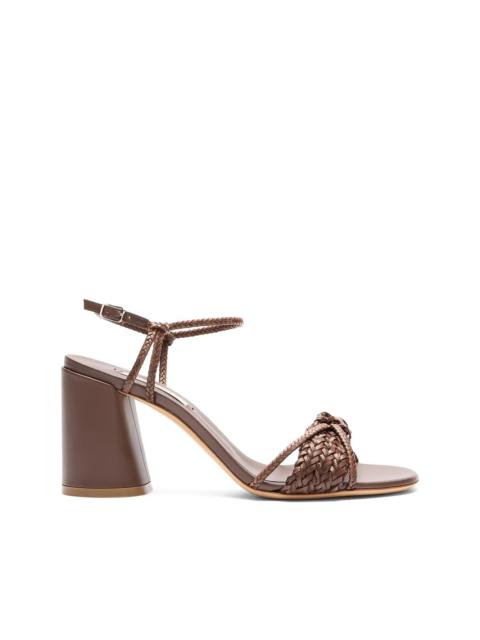 CASADEI Cleo braided-strap heeled sandals