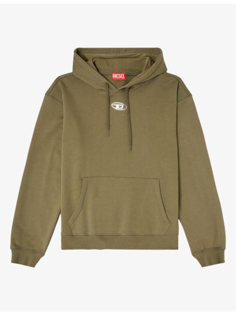 Diesel Metallic-Logo Cotton hoody