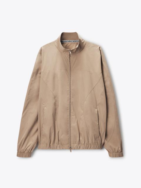 Alexander Wang PERFORATED LOGO TRACK JACKET