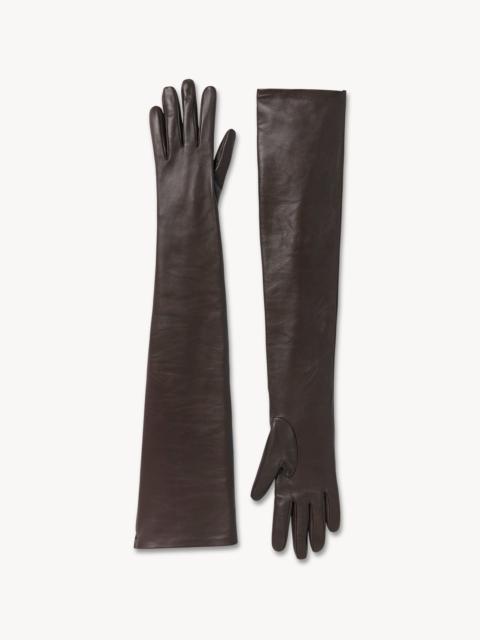 The Row Simon Gloves in Leather