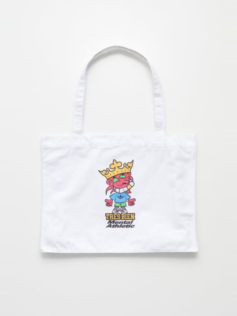 adidas ADIDAS X TRÈS BIEN X MENTAL ATHLETIC TOTE BAG WHITE