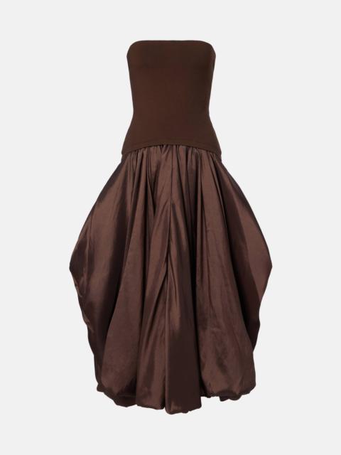 SIMKHAI Izzy taffeta midi dress