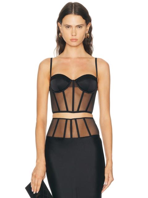 KIKI DE MONTPARNASSE Illusion Bustier Top