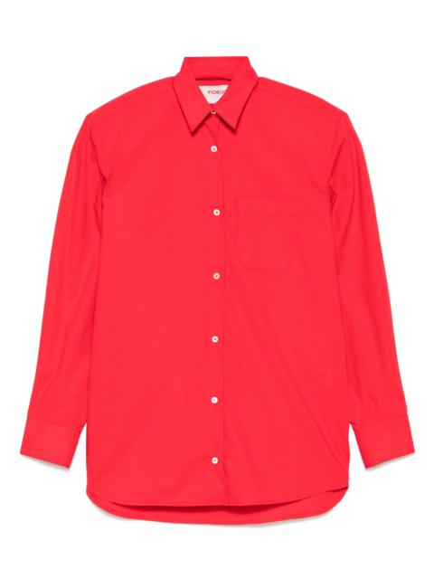 FIORUCCI Embroidered Shoulder-padded Shirt