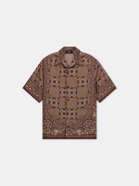 AMIRI MA CHECK CAMP SHIRT