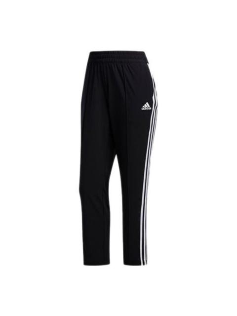 adidas (WMNS) adidas 3s Wvn 78 logo Printing Training Sports Pants/Trousers/Joggers Black FJ7153