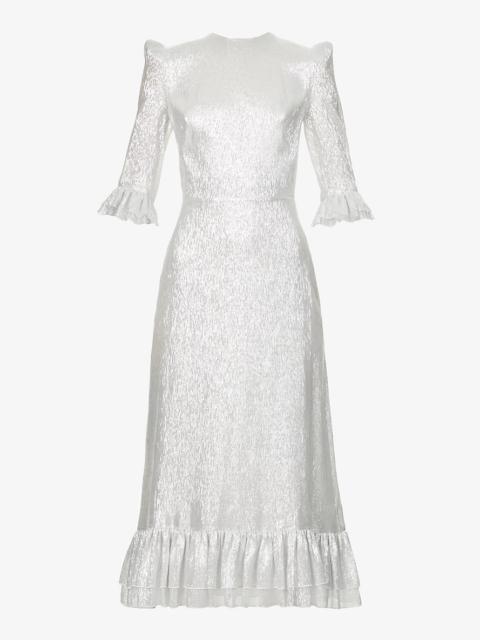 THE VAMPIRE’S WIFE The Falconetti metallic silk-blend midi dress