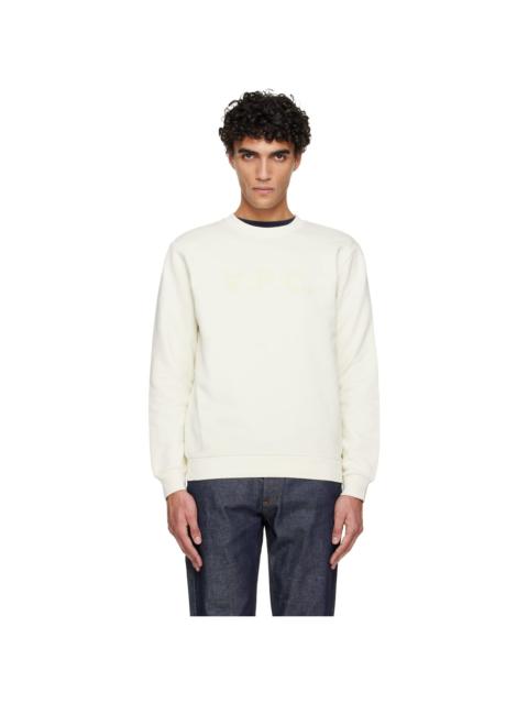 A.P.C. Off-White Standard Grand 'VPC' Sweatshirt