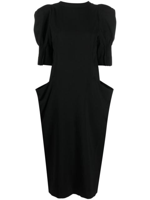 BITE Studios short-sleeve wool midi dress