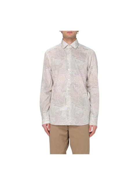 IVORY PAISLEY COTTON SHIRT