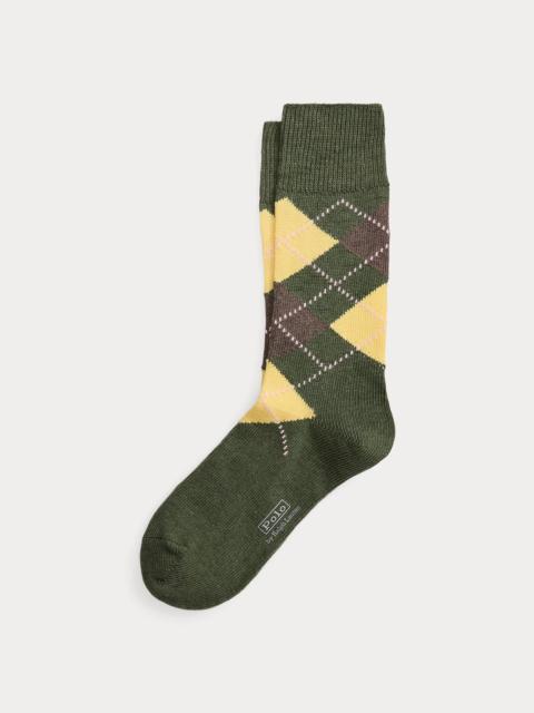 Polo Ralph Lauren Argyle Cotton-Blend Socks