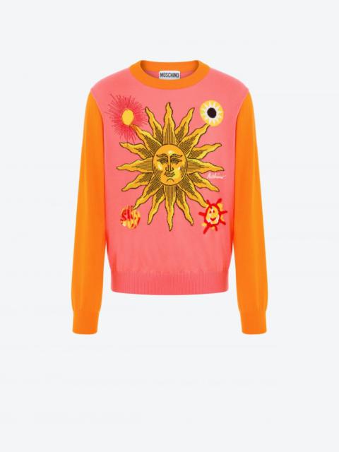 Moschino SUN SMILEY® COTTON SWEATER