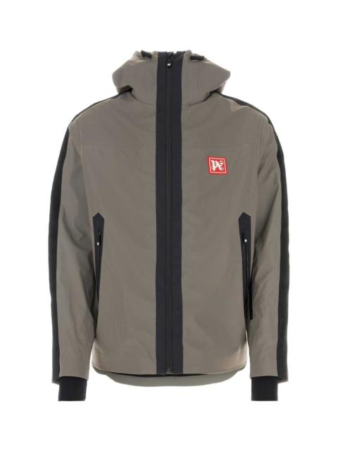 Palm Angels Palm Angels Color-Block Polyester Ski Jacket — Taupe