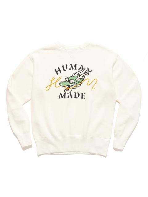 Human Made Dragon Sweatshirt #1 White