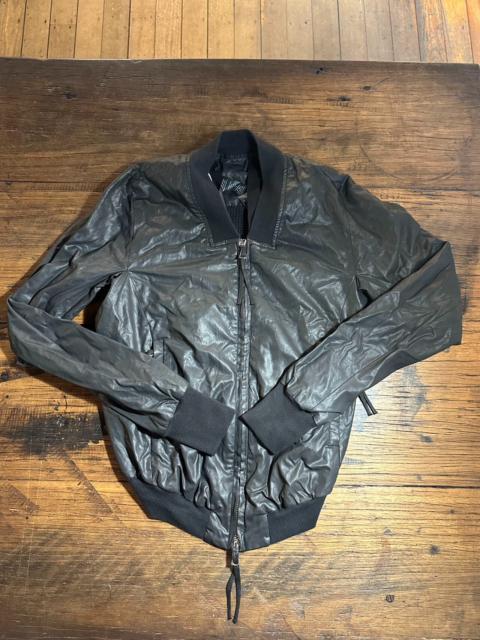 Boris Bidjan Saberi Boris Bidjan Saberi SS18 Black Object Dye Bomber Cotton Nylon Jacket
