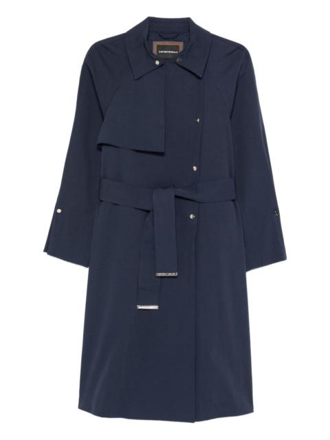 EMPORIO ARMANI belted coat