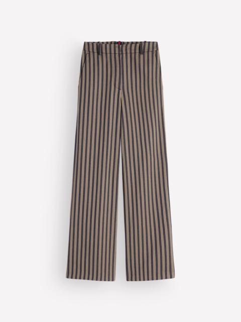 BODEN Belgravia Tailored Pants-Navy, Camel Stripe