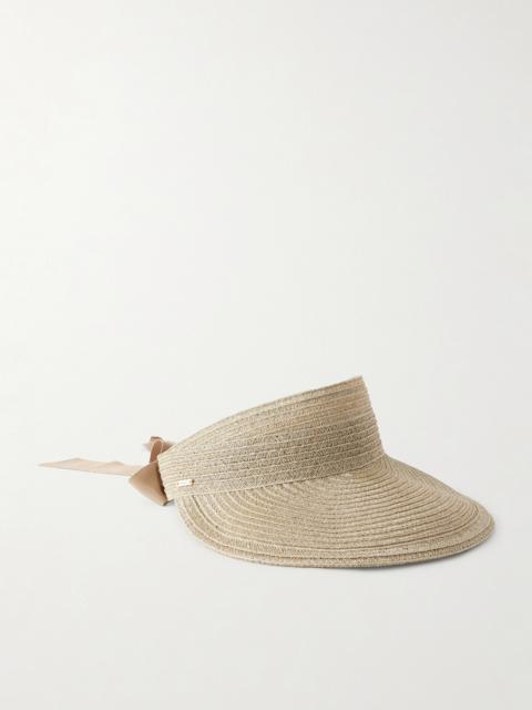 EUGENIA KIM Ricky Hemp And Cotton-blend Visor