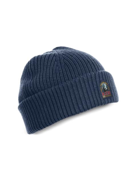 PARAJUMPERS logo-patch beanie hat
